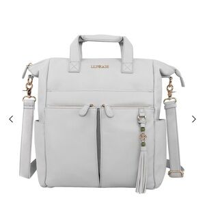 Lily Jade Caroline vegan leather diaper bag backpack